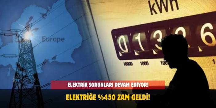 Elektrik Krizi Nedeni İle Fiyatlara Yüzde 450 Zam Geldi!